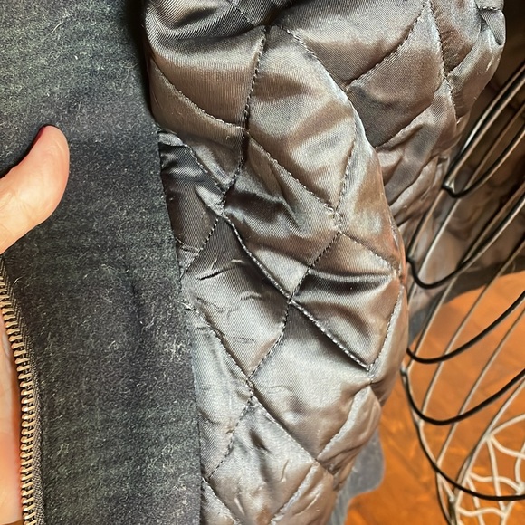 ⚔️⚔️⚔️BOGOHO ⚔️⚔️⚔️Blue and Green Plaid Wool Blend Jacket - Picture 8 of 10